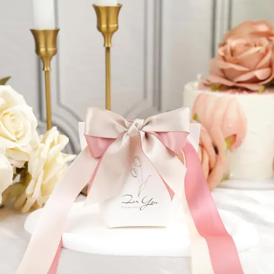 Blush Champagne Ribbon {4}