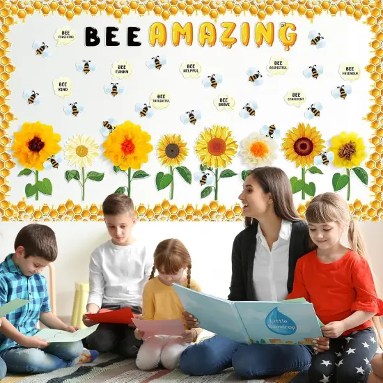 103 Pcs Bee Amazing Bulletin Board Sets Cute Bee Honey Bulletin Board {5}