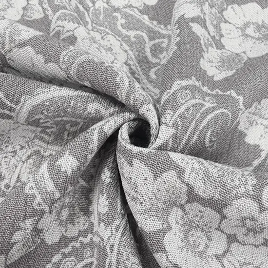 1 Yard Breathable Gray Rayon Crinkle Fabric Perfect For Dresses Blouses Skirts Apparel 50/52" Width {1}