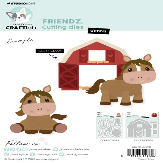 Friendz CCL Cutting Die-Nr. 993, Dennis {3}