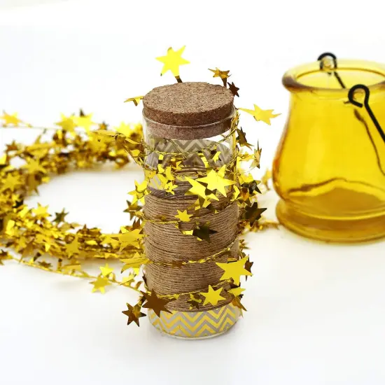 Christmas Star Wire Garland Party Decorations {5}