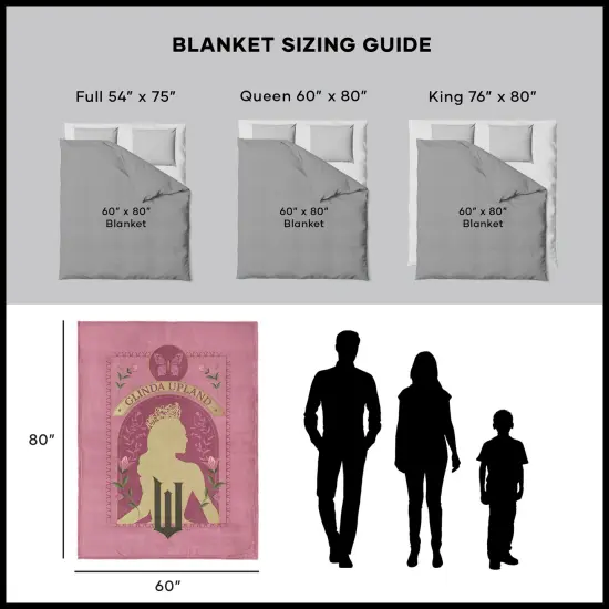 Universal Wicked Silk Touch Throw Blanket Glinda Upland {6}