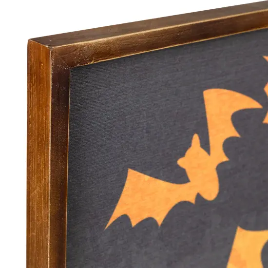 Northlight Halloween Bat Silhouettes Wall Hanging Decoration - 15.75" Black {7}