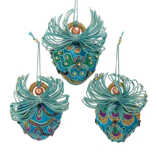 Peacock Fairy Ornament - {2}