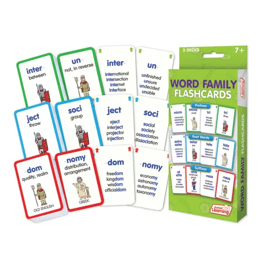 Word Families Flash Cards {1}