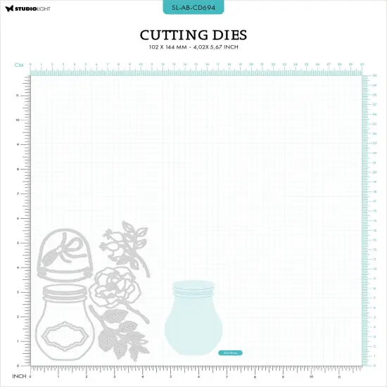Studio Light Autumn Bouquet Cutting Die-Nr. 694, Jar Bouquet {4}