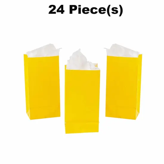 Mini Treat Bags - 24 Pc. Yellow {1}