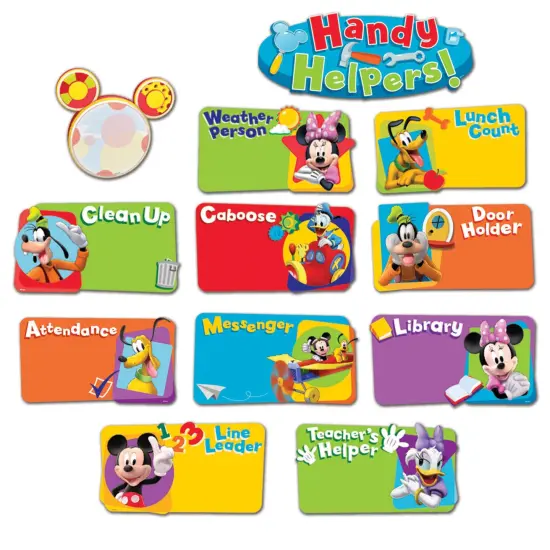 Mickey Mouse Clubhouse&reg; Handy Helpers Job Chart Mini Bulletin Board Set {1}
