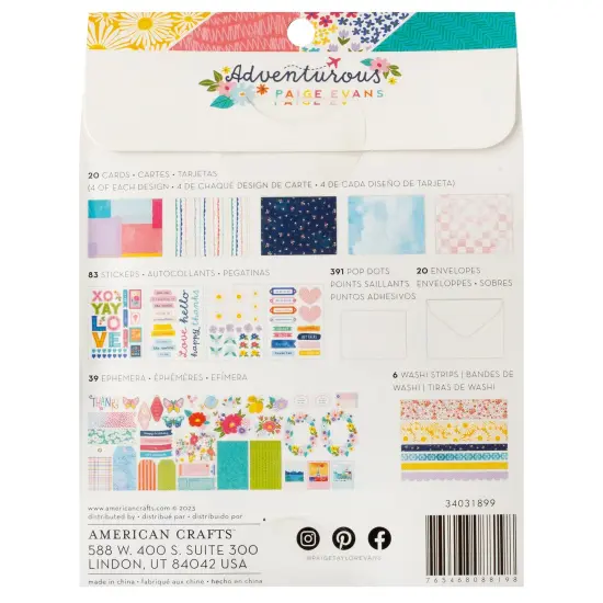 Paige Evans Adventurous Card Making Kit-Makes 20 {2}