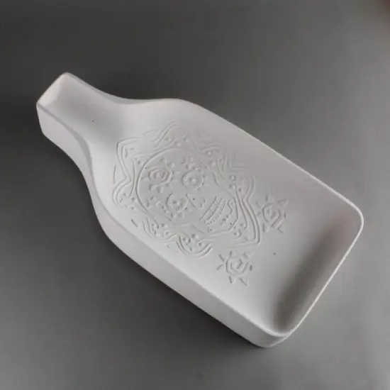 13.25" Sugar Skull Bottle Glass Fusing Kiln Mold {3}