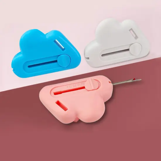 Magnetic Seam Guide for Sewing Machine with Seam Ripper Thread Remover Tool Multifucntional Magnetic Sewing Guide Hemmer with Scale Universal Sewing Supplies and Accessories(White) {2}