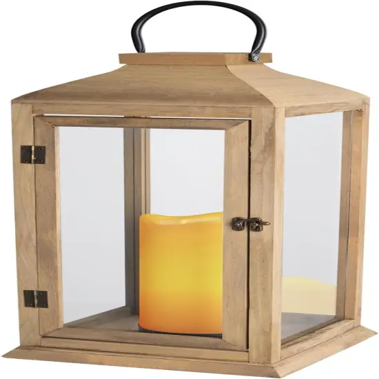 27.5in IP65 Waterproof Lantern with Flameless Candles,Extra Large Lanterns Decorative {1}