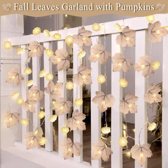 2 Pack Fall Garland Fall Decor {5}