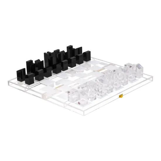 Lucite Foldable Chess Game {1}