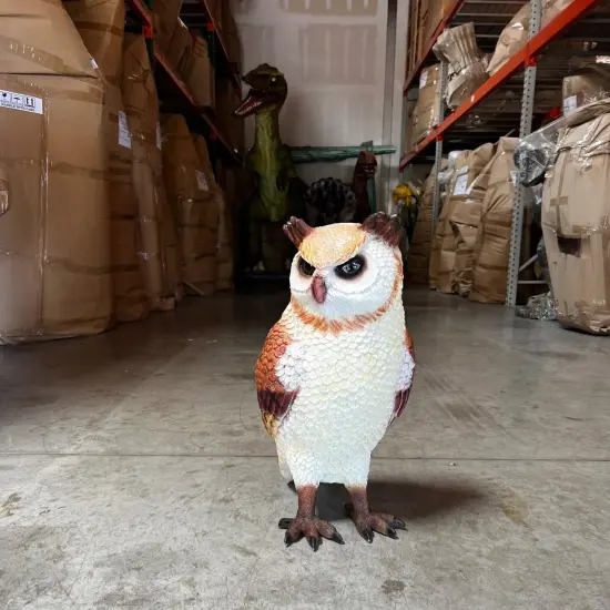 Owl Life Size Statue {4}