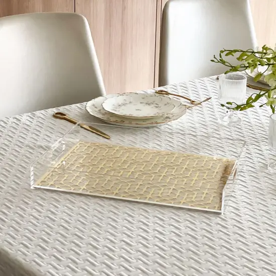 Lucite & Laser Cut Tray {1}