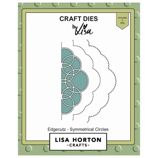 Lisa Horton Crafts Edgecutz Dies-Symmetrical Circles {1}