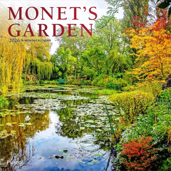 Monet's Garden | 2026 12 x 24 Inch (Hanging) Monthly Square Wall Calendar | Foil Stamped Cover {1}