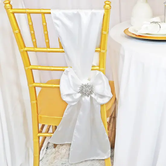 Vintage Rhinestone Chair Band Buckle Elegant Metal Accent 2 Inch Width {2}