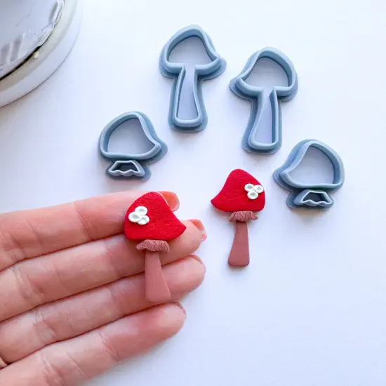 MUSHROOM BUILDER SET | GARDEN | CLAY CUTTER {3}