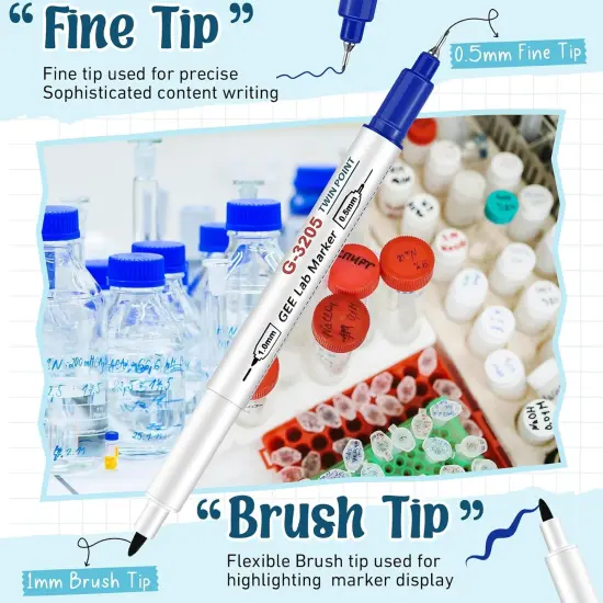 5 Pack Alcohol Resistant Laboratory Markers {2}