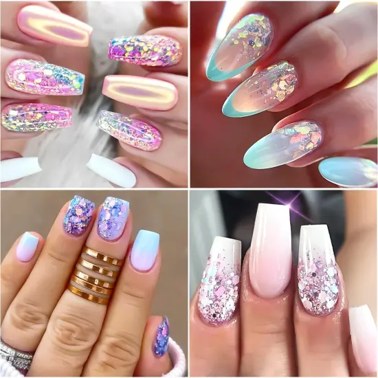 Holographic Chunky Nail Glitter {6}