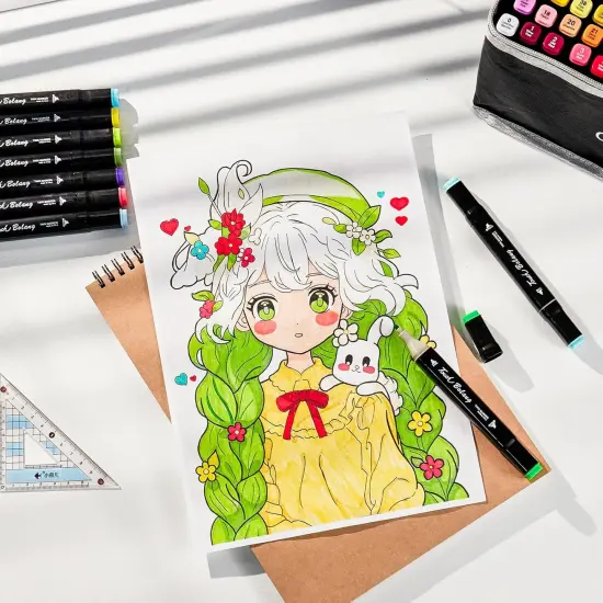 262 Colors Alcohol Markers {3}