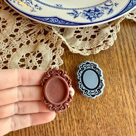 VINTAGE FRAME | SPRING | CLAY CUTTER {3}