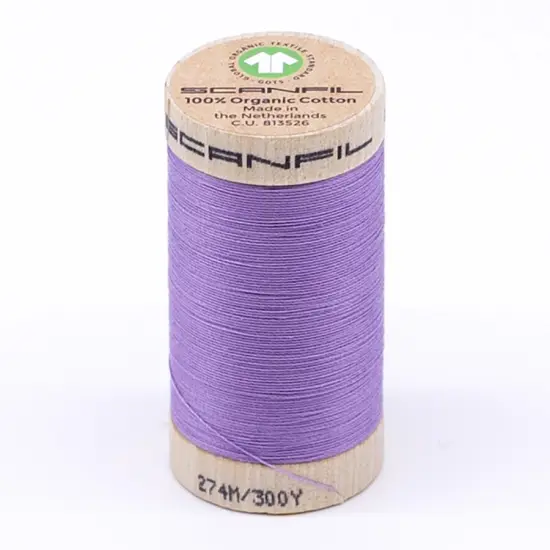 300 Yards Regal Orchid Organic Pima Cotton Thread 30wt Solid Color Sewing Quilting {1}