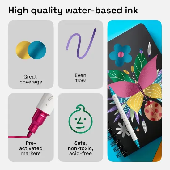 Dual Tip Acrylic Paint Markers {5}