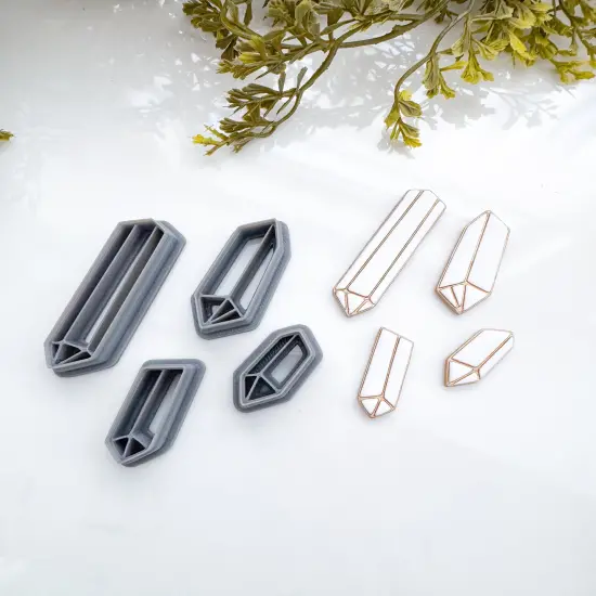SET OF 4 CRYSTALS | ENCHANTED | CLAY CUTTERS {4}