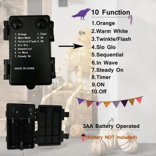 Lighted Black Maple Branches {3}