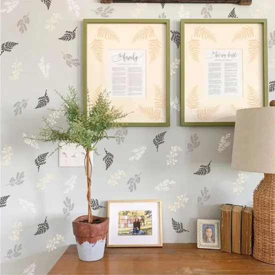 60pcs Small Floral Stencils for Painting on Wood Reusable Flower Wildflower Stencil (floral60) {2}