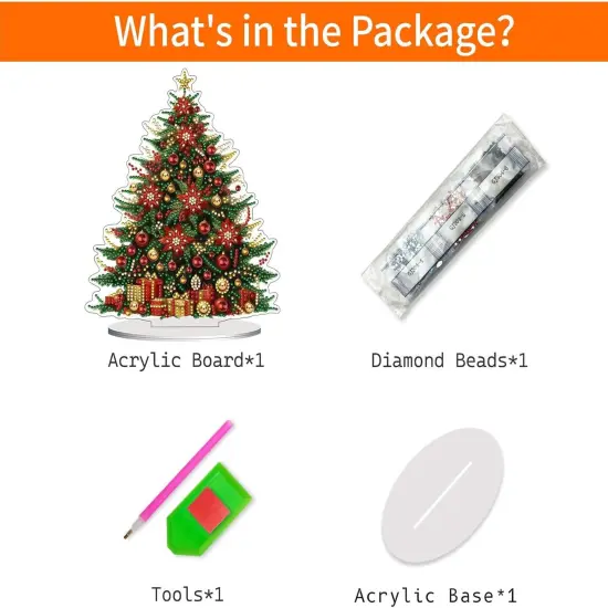 Christmas Tree Diamond Painting Kits {4}