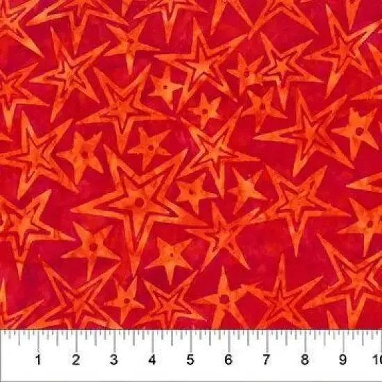 Banyan 83061-59 CITY SPIRIT - Starlight - Wild Orange 45" Fabric Per Yard {1}