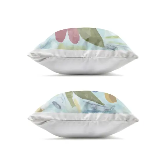 Stupell Industries Eclectic Flower Bundles 2pc Outdoor Printed Pillow Set design by June Erica Vess, 18 x 7 x 18 {2}