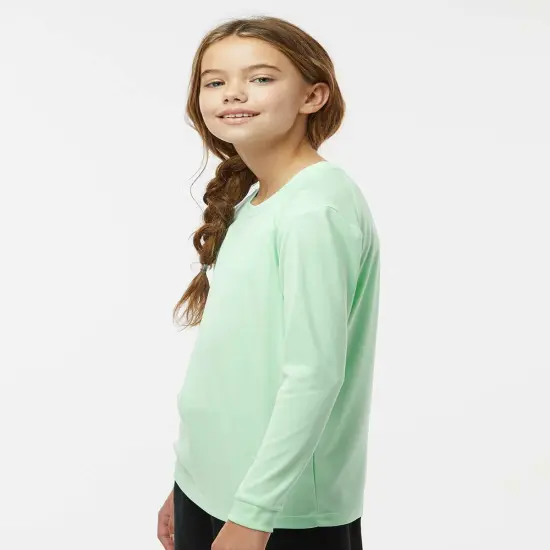 Paragon&reg; Youth Performance Long Sleeve T-Shirt Navy {6}