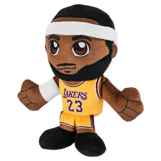 Bleacher Creatures Los Angeles Lakers LeBron James 8" Kuricha Plush (Gold Jersey) {5}