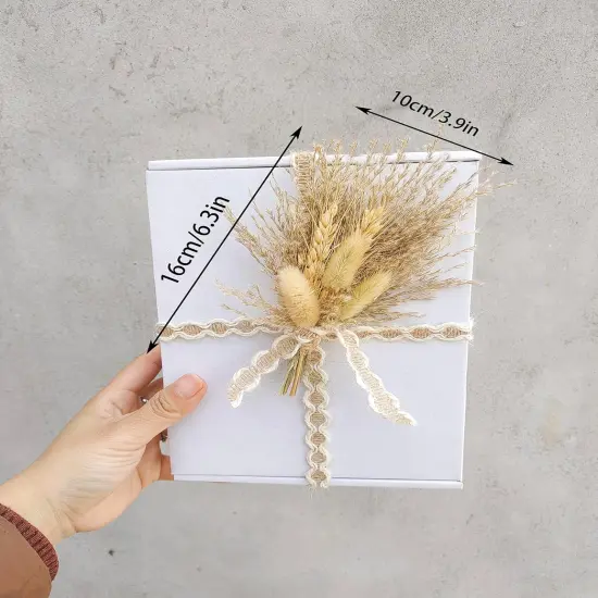 Pack of 6 Mini Dried Flower Bouquet - Brown {3}