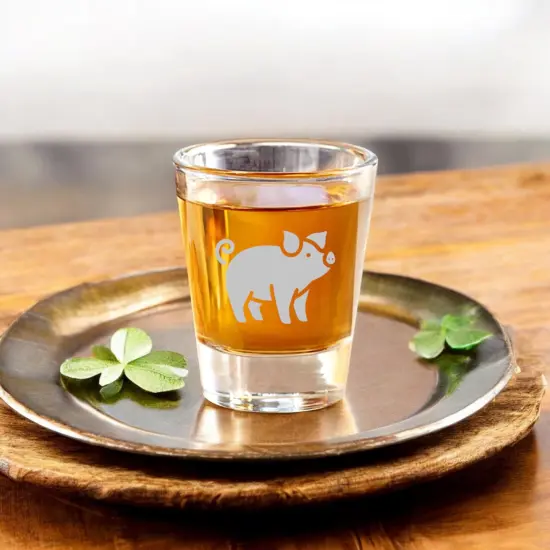 2oz Piglet Shot Glass {2}