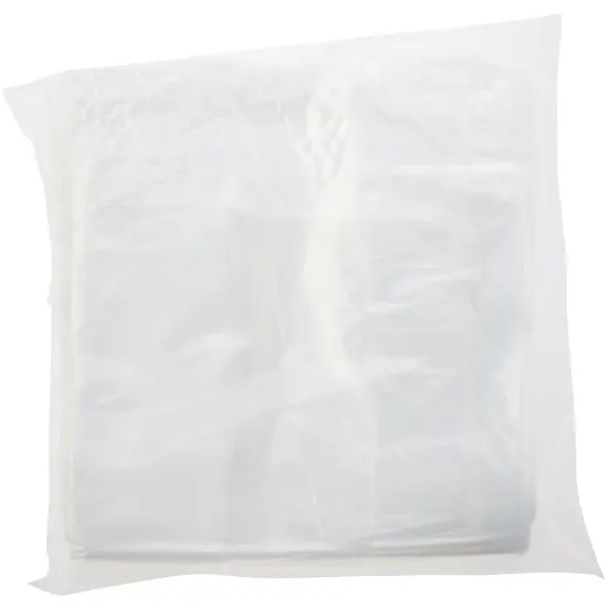 Plymor 12" x 8" x 24" (Pack of 100), 2 Mil Gusseted Plastic Bags {6}