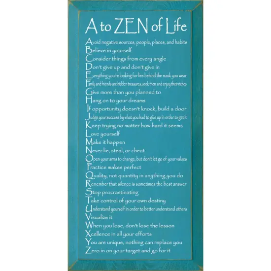 9 x 18 Inch Knotty Pine Wood Sign Rustic Distressed Wall Decor with Beveled Edges and Hanger Turquoise-White {6}