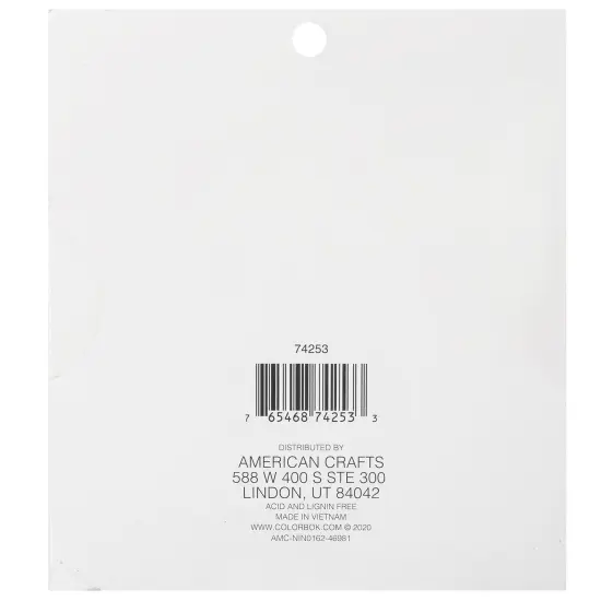 Colorbok Single-Sided Cardstock 6"X6" 100/Pkg-Black & White, 50 Each {3}