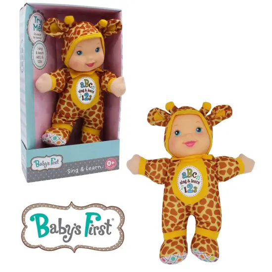 Baby's First Sing & Learn Giraffe Toy Doll - All Ages {6}