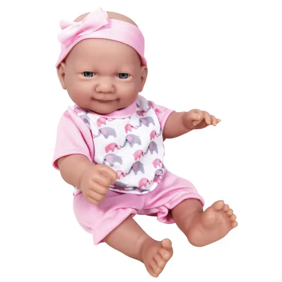 Lissi: 10" Baby Doll & Umbrella Stroller Set - Pink, White, Animal - Travel Playset, Foldable & Lightweight Design, Toy, Kids & Toddlers Ages 2+ {7}