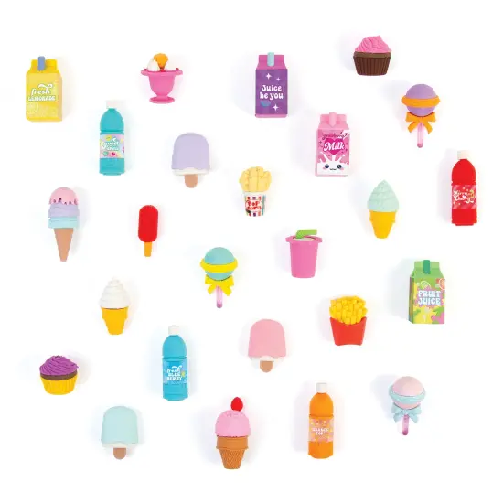 3C4G: Snacks 'N Sweets Puzzle Eraser Set {4}