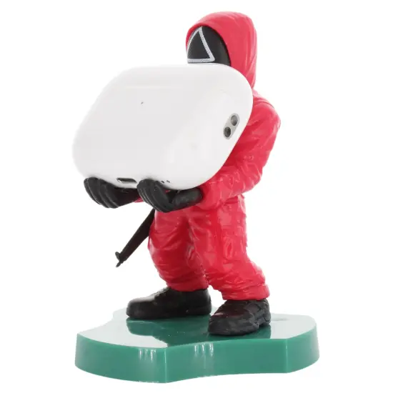 Exquisite Gaming: Cable Guys Holdems: Squid Games: Triangle Guard - Earbud & Phone Holder, Mini Collectible With a Twist, Series Licensed Figure {3}