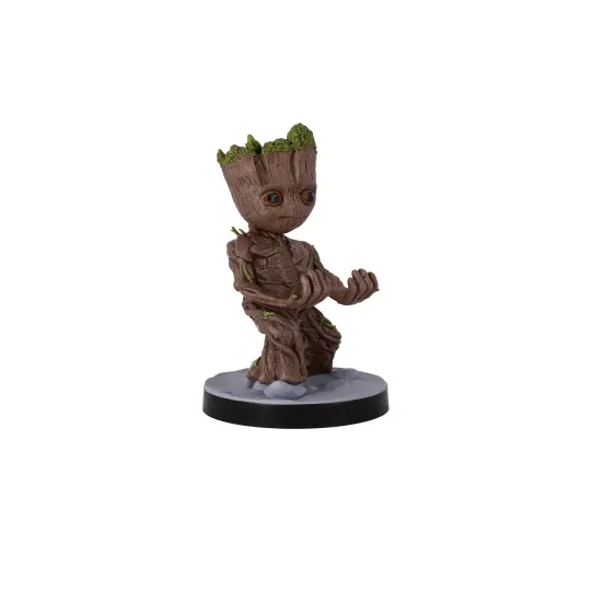 Exquisite Gaming: Guardians of The Galaxy: Toddler Groot - Original Mobile Phone & Gaming Controller Holder, Device Stand, Cable Guys, Marvel Licensed Figure {4}