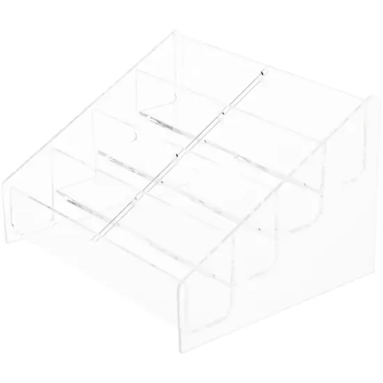 Plymor Clear Acrylic 8-Pocket Business Card Holder & Display (Horizontal) 4.75" H x 8" W x 6.25" D {1}