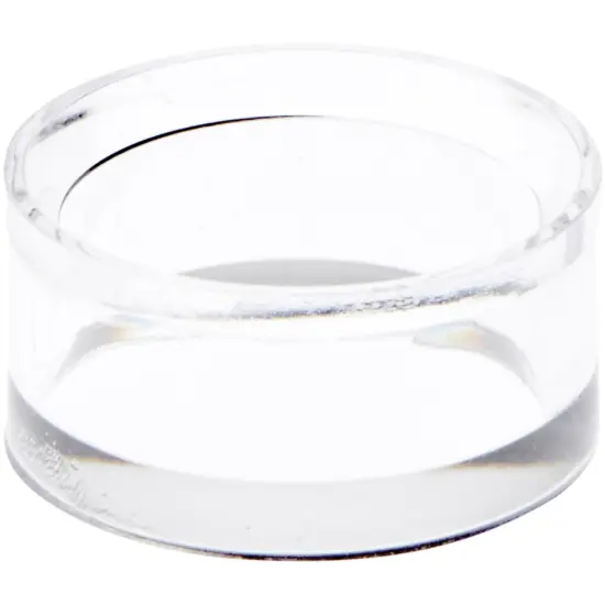 Plymor Clear Acrylic Egg, Marble, Ball or Sphere Display Holder Stand, 0.5" H x 1" W {2}